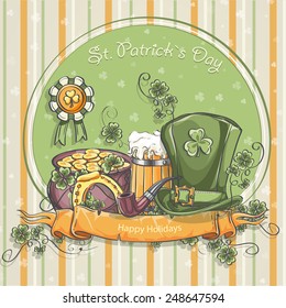 Greeting card for St. Patrick's Day