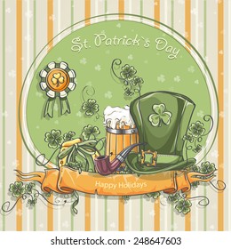 Greeting card for St. Patrick's Day