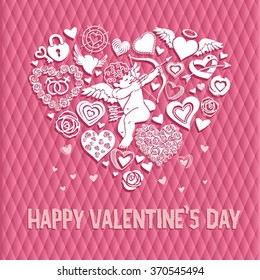 Greeting Card to St. Valentine's Day