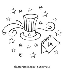 Greeting card syle for independence day