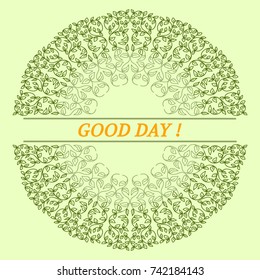 Greeting card, template, blank