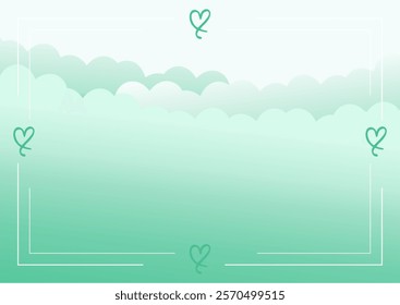 Greeting card template to celebrate Valentine's Day and World Mother's Day. Celebrate your special day with your loved ones. background vector with the theme of love and affection.