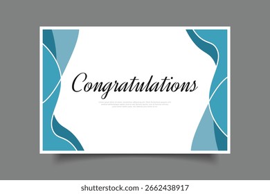 greeting card template design vector eps 10