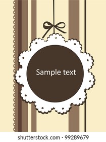 greeting card template design. vector illustration