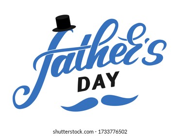 Greeting card template for Father Day. Vector illustration EPS 10 for posters flyers and other printed things
