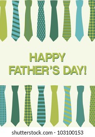 A greeting card template for father's day.