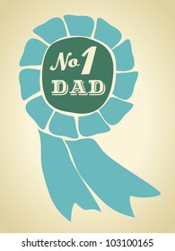 A greeting card template for father's day.