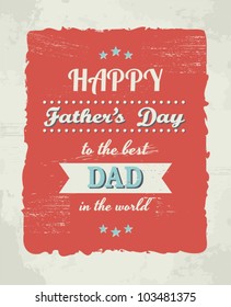 A greeting card template for Father's Day.