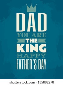 Greeting card template for Father's Day.