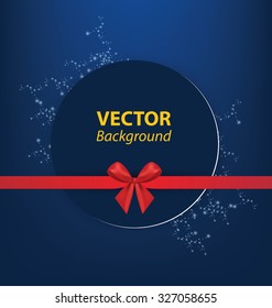 Greeting card template. Vector illustration.