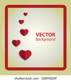 Greeting card template. Vector illustration.