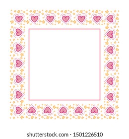 Pink Border Images, Stock Photos & Vectors | Shutterstock