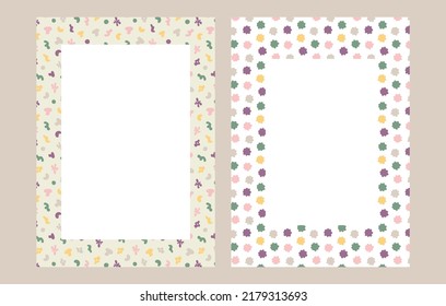 Greeting card templates, minimalist cover design, 	hand-drawn shapes
