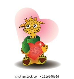 Greeting card for those who love and want to make it pleasant to their loved one