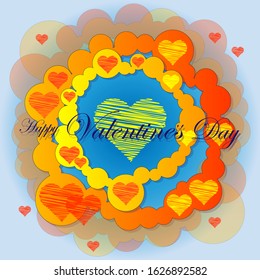 Greeting card for those who love and want to make it pleasant to their loved one
