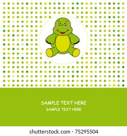 Greeting Card. Turtle