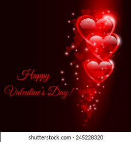 Greeting card for Valentine's Day