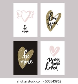 Greeting card for Valentine's day