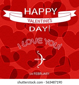 greeting card for Valentine's Day