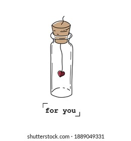 greeting card for Valentine's Day. Print. valentine's day gift and poster