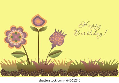 Greeting card vector