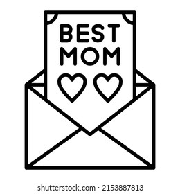 Greeting Card vector icon. Can be used for printing, mobile and web applications.