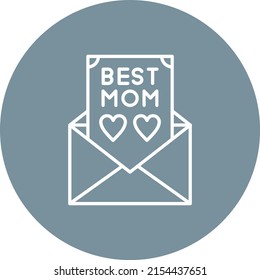Greeting Card vector icon. Can be used for printing, mobile and web applications.