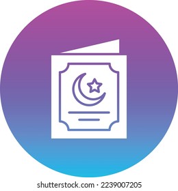 Greeting Card vector icon. Can be used for printing, mobile and web applications.
