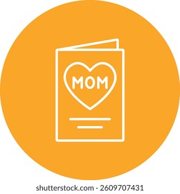 Greeting Card vector icon. Can be used for printing, mobile and web applications.