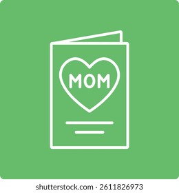 Greeting Card vector icon. Can be used for printing, mobile and web applications.