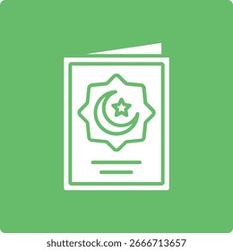Greeting Card vector icon. Can be used for printing, mobile and web applications.