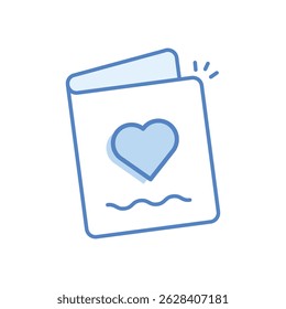 Greeting Card Vector icon stock illustration