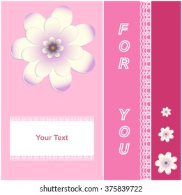 Greeting Card Vector Illustration. 