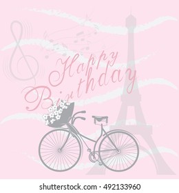 Greeting card. Vector illustration.
