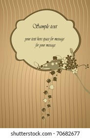 greeting card vector illustration