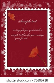 greeting card vector illustration