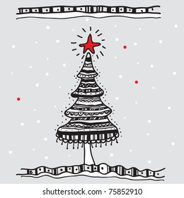 Greeting card vector illustration