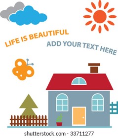 greeting card. vector. see more in my portfolio