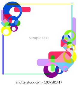 greeting card vector white background abstraction