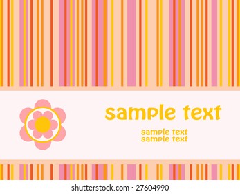 Greeting card. Vector-Illustration