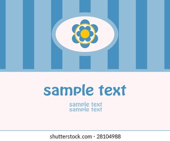 Greeting card. Vector-Illustration