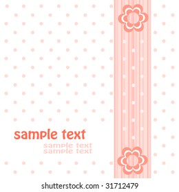 Greeting card. Vector-Illustration