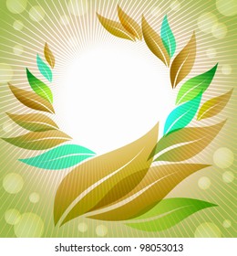Greeting card with vignettes