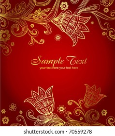Greeting card for wedding or valentine's day