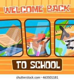 greeting card welcome back to school