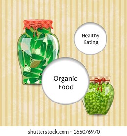 greeting card with wholesome food for your design