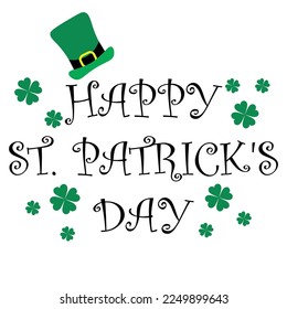 Greeting cards for Happy St. Patrick's Day with leprechaun's hat
