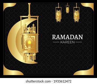 Greeting cards for the holy month of Ramadan or Eid