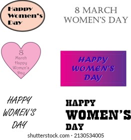 Greeting cards for March 8, Women's Day