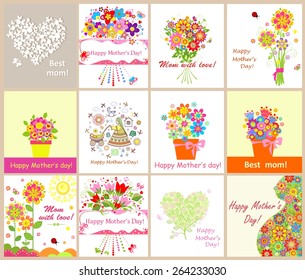 Greeting cards for mothers day 